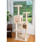 Multi-Level Real Wood Cat Tree With Two Condos Perches, , on-hover image number null