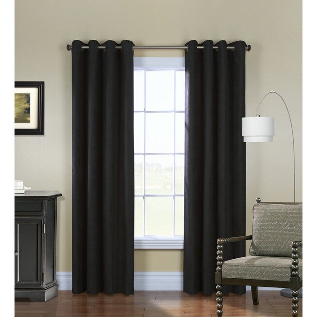 Navar Blackout Grommet Curtain Panel, , alternate image number 4
