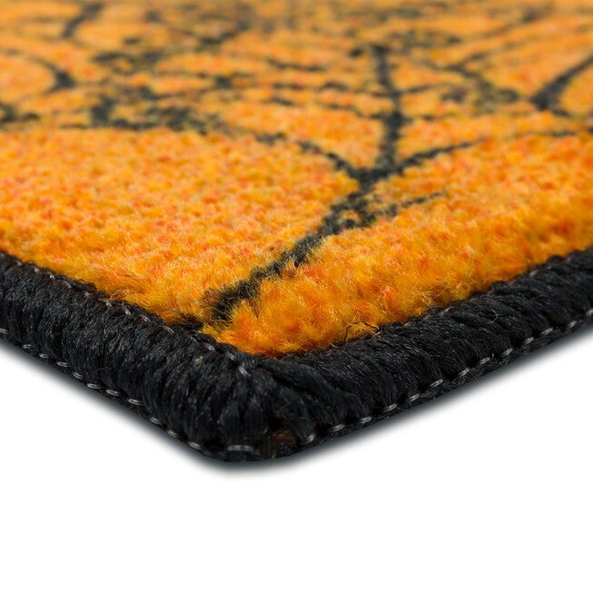 Pumpkin Sunset Orange Kitchen Rug, , on-hover image number 1