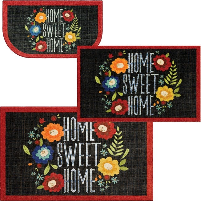 Home Sweet Flowers Kitchen Rug, , alternate image number 8