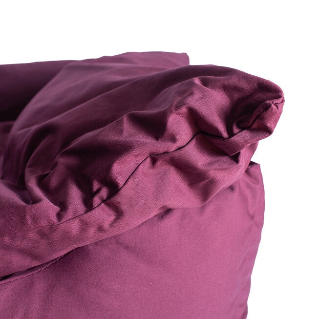 Bolstered Dog Bed, Anti-Slip Pet Bed, Burgundy, X-Large, , alternate image number null