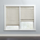 Cordless Large Fold Woven Blackout Roman Shade, IVORY, hi-res image number null
