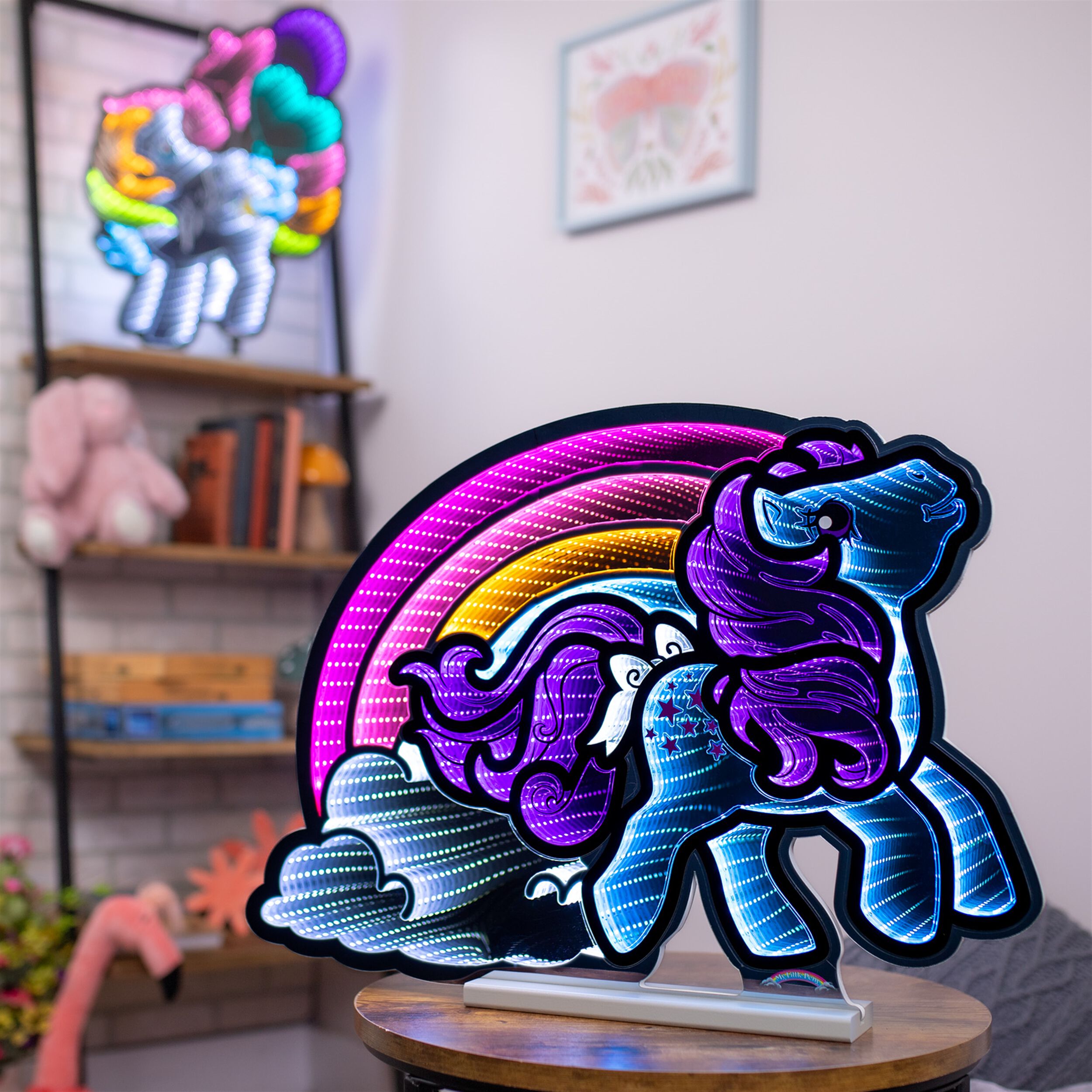 My Little Pony Blue Belle Rainbow Ekkolight 18 inchesH, BLUE PINK WHITE, alternate image number 1