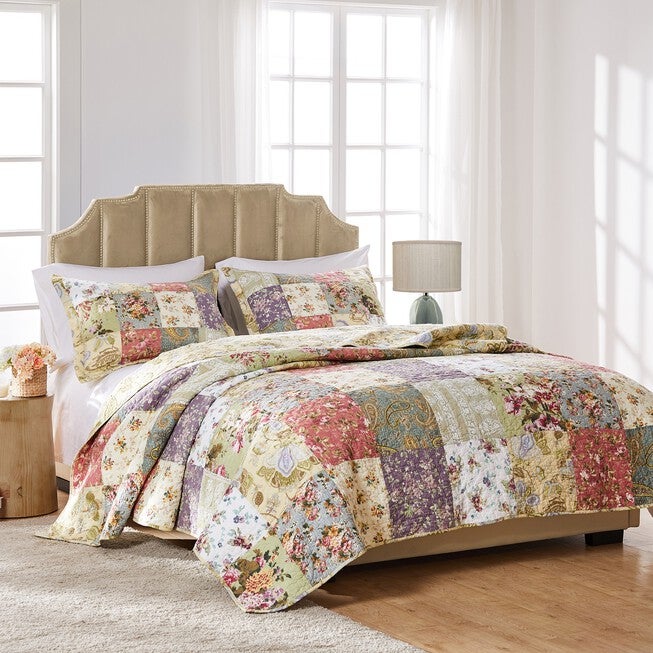Blooming Prairie Quilt Set , SAGE, hi-res image number 0