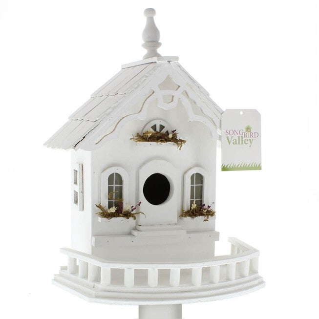 Freestanding Elegant Victorian Birdhouse, , on-hover image number null