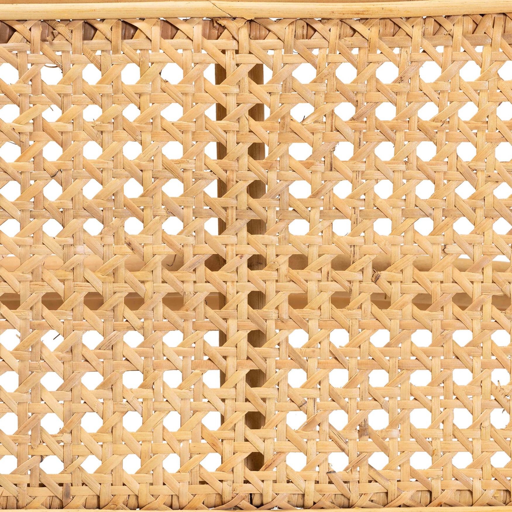 Septa Modern Bohemian Natural Brown Rattan Accent Bench, , alternate image number 4