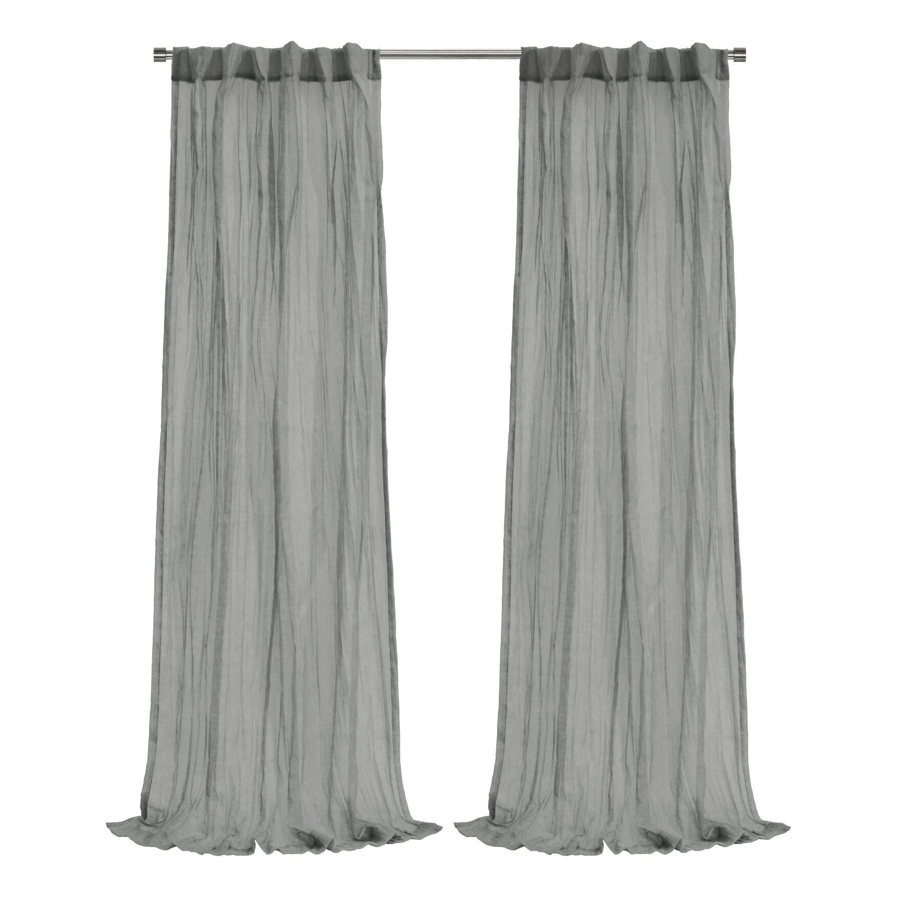 Paloma Sheer Dual Header Curtain Panel, , alternate image number 16