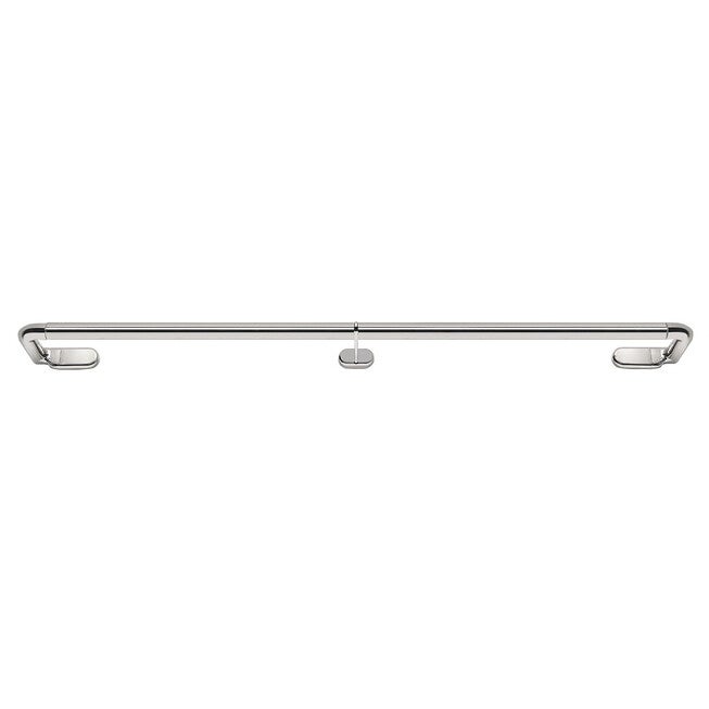 Innovative Wrap Around Curtain Rod - Dylan 66-120, BRUSHED NICKEL, hi-res image number null