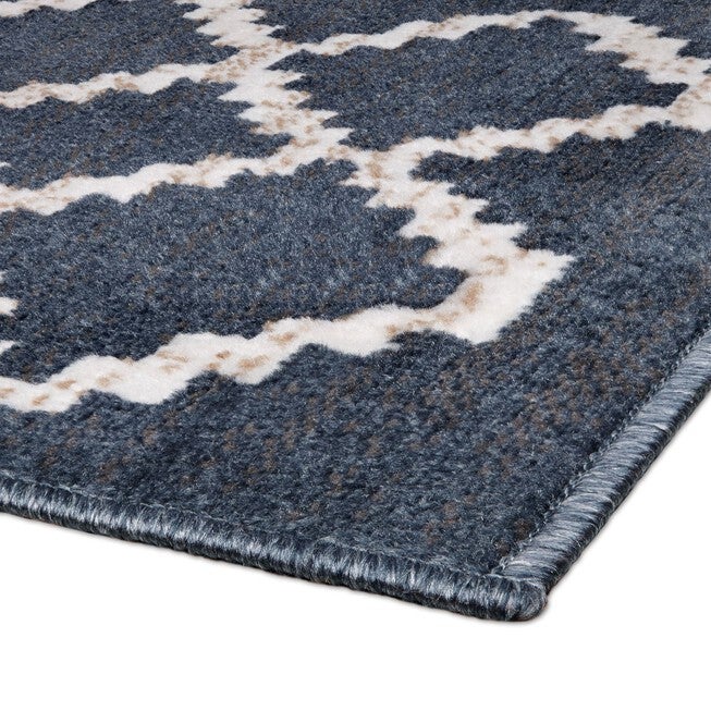 Capri 3 Piece Rug Set - Landon Blue/Grey, , alternate image number 5