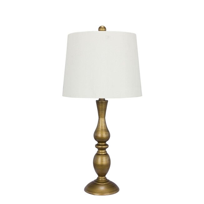 Antique Brass (Painted) Metal 27 inches Table Lamp, BRASS, hi-res image number 0