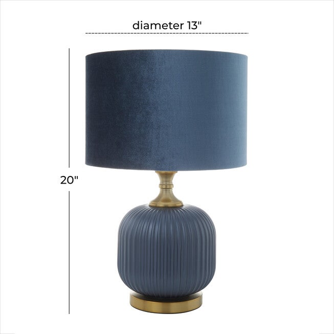 Blue Transitional Table Lamp, , alternate image number 6