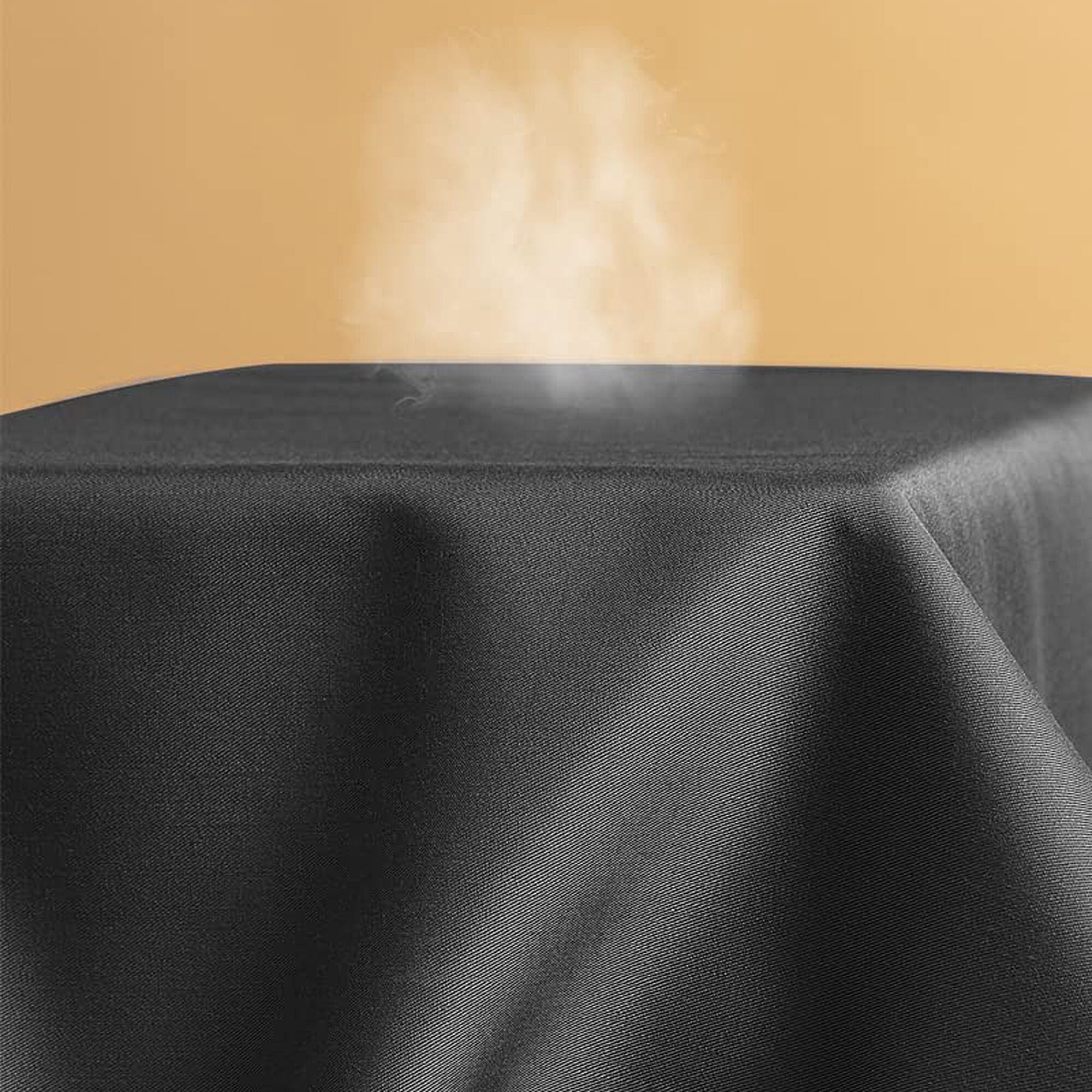 Royal Black Pillow Cases Queen Size 2 Pack, Bamboo Rayon Cooling Pillowcases with Envelope Closure, , 20x30 inches,Color Black, BLACK, alternate image number 3