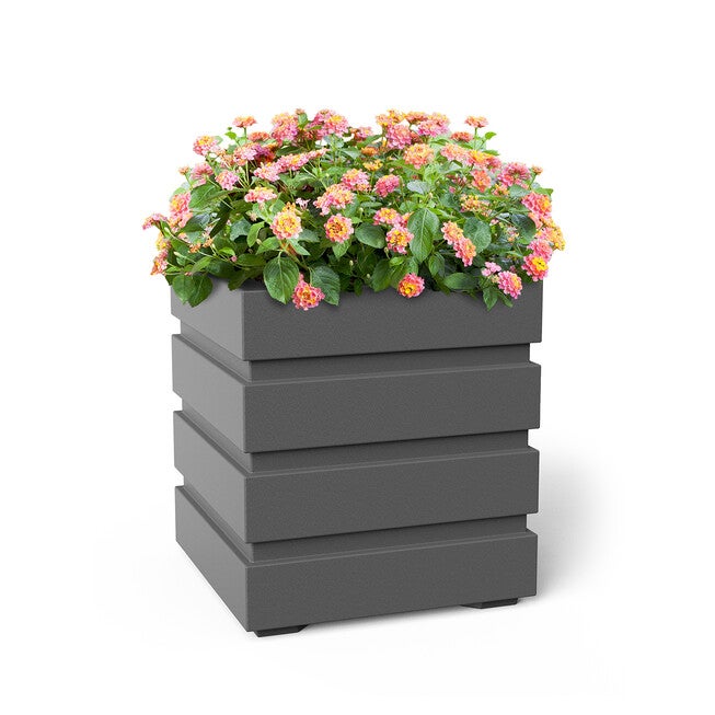Freeport 18x18 Square Planter, GRAPHITE GREY, hi-res image number null