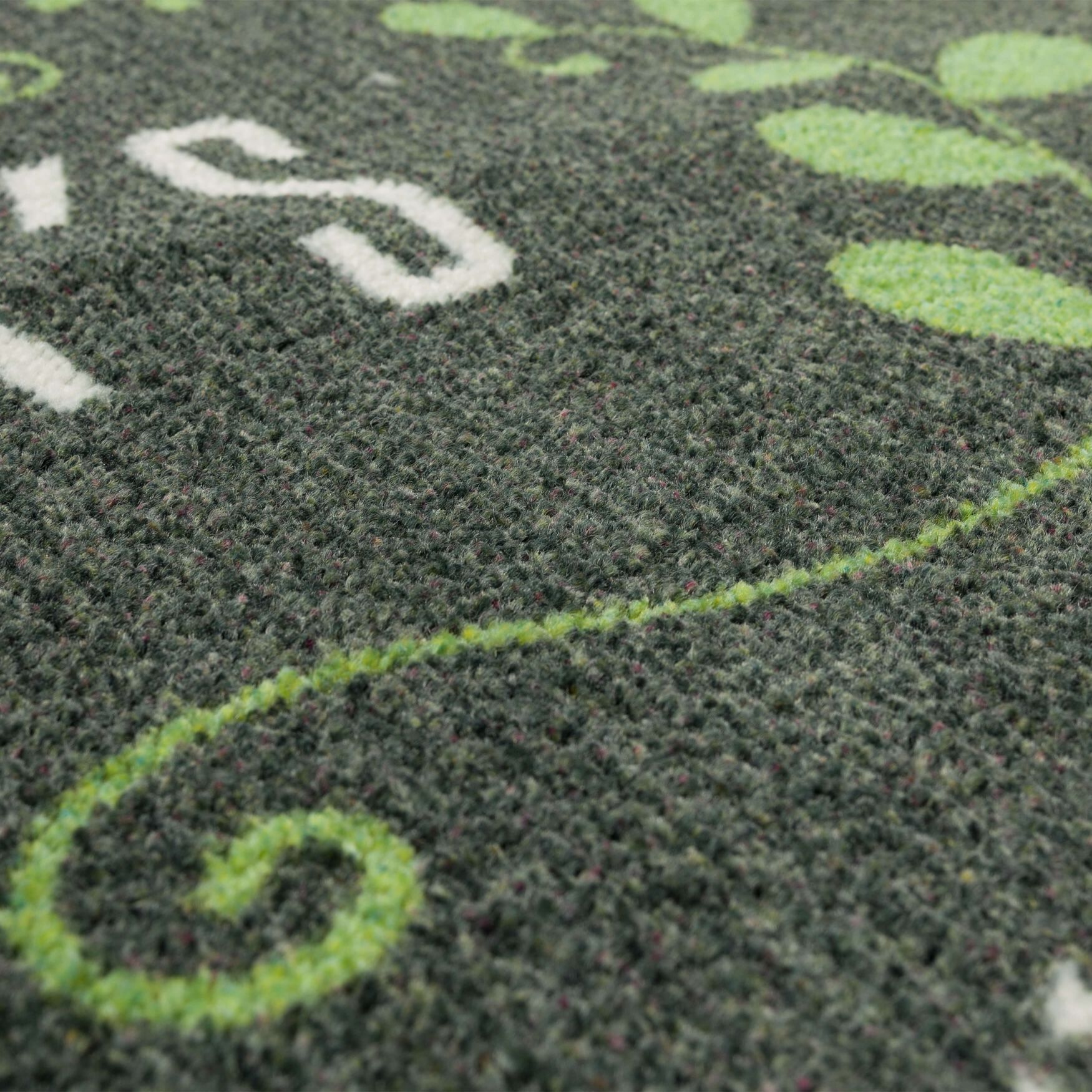 Irish Luck Black Kitchen Rug, , alternate image number 2