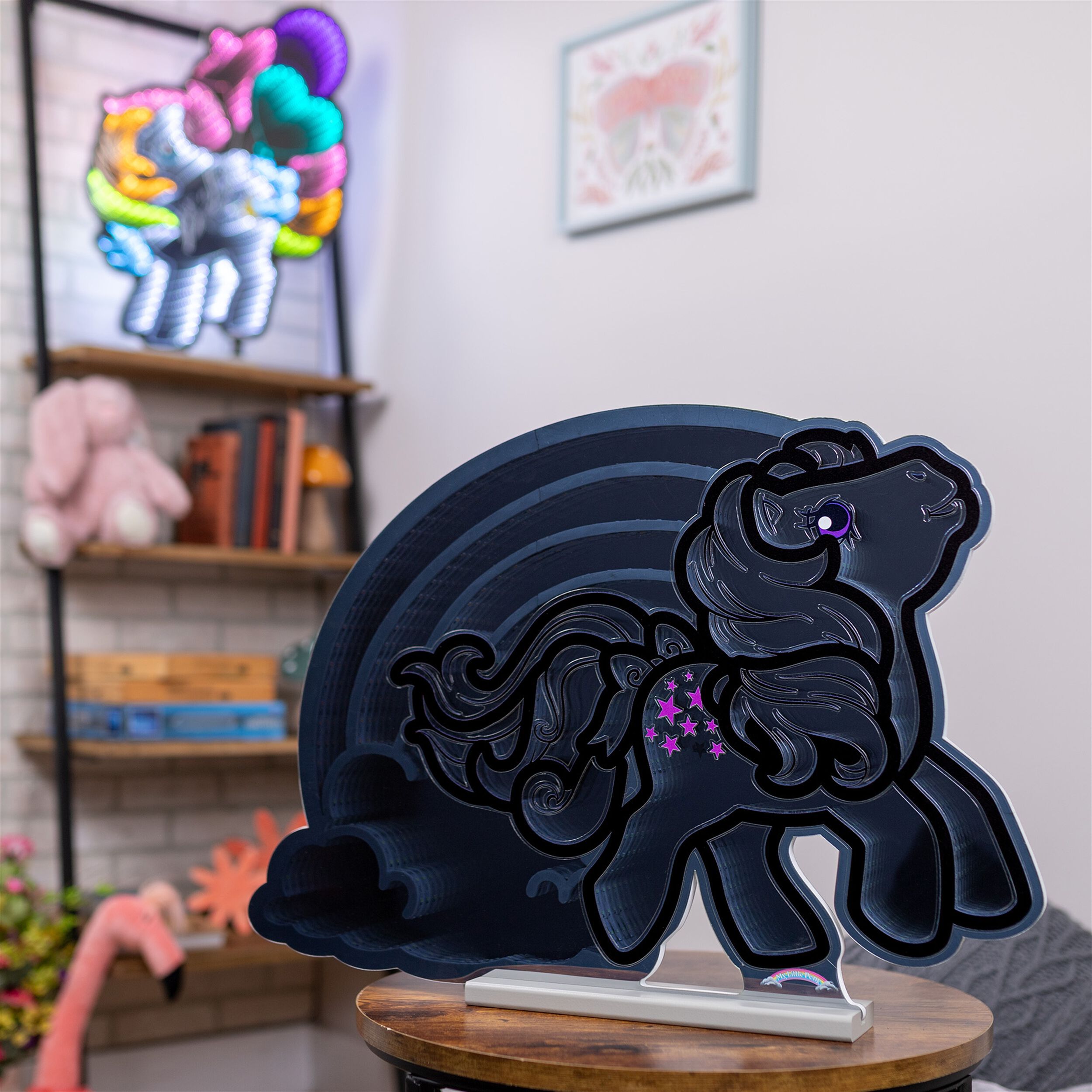 My Little Pony Blue Belle Rainbow Ekkolight 18 inchesH, BLUE PINK WHITE, alternate image number 2