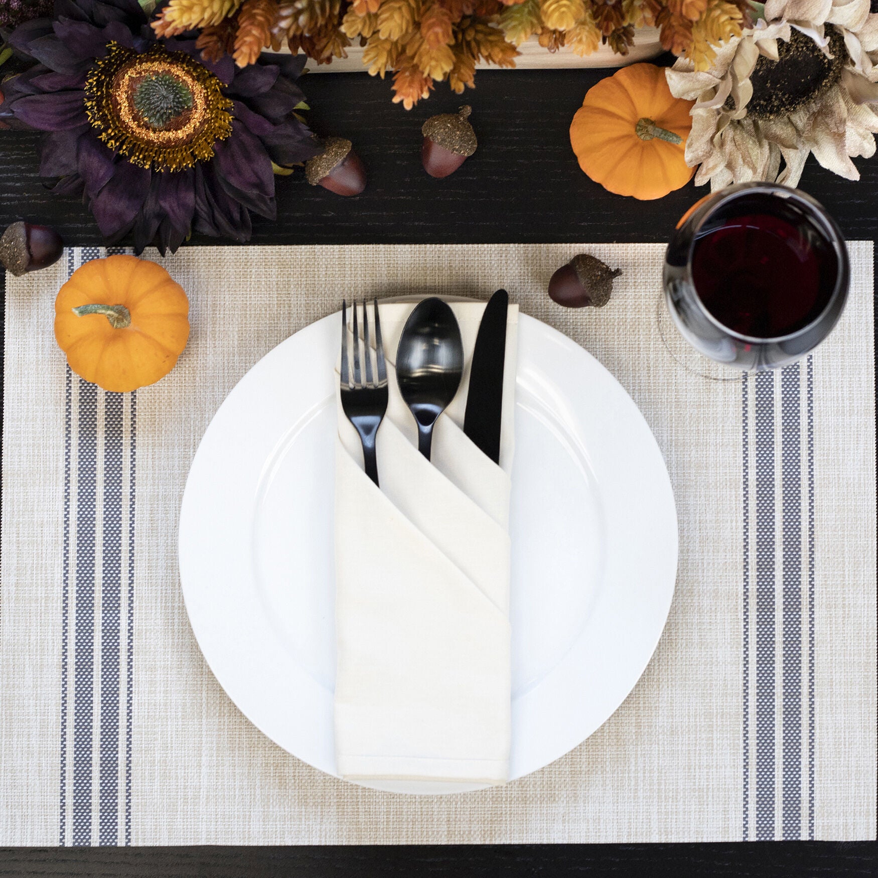 Reversible Indoor Outdoor Placemats, Set Of Twelve, , alternate image number 2