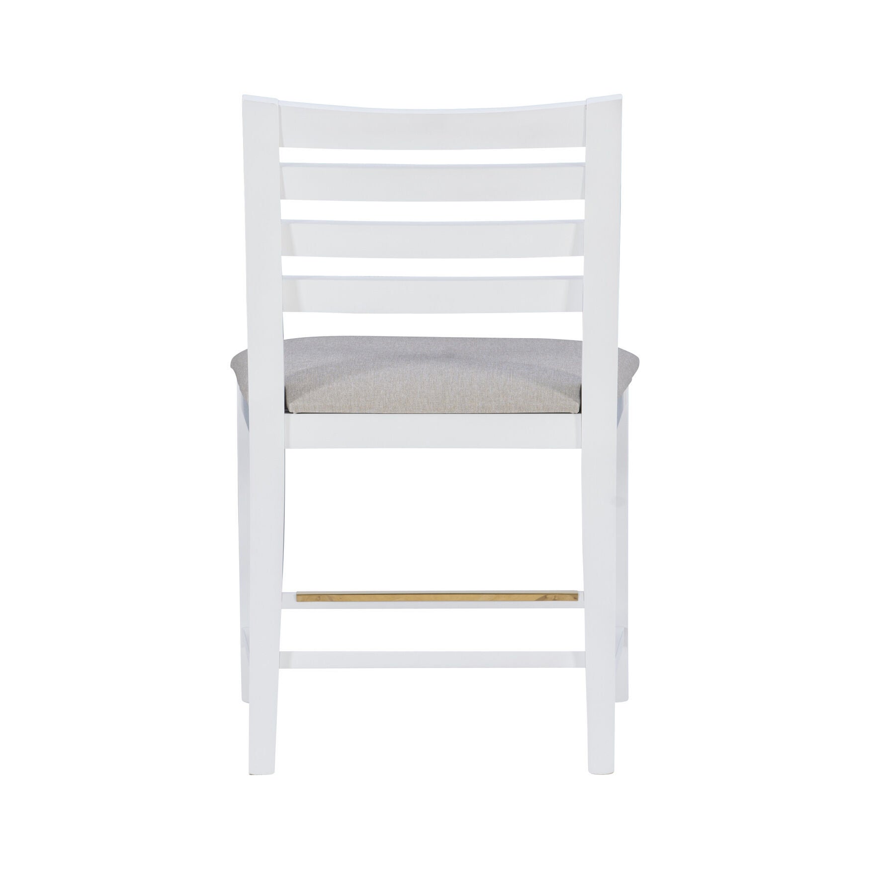 Flynn Counter Stool White Upholstered Set of 2, , alternate image number 4