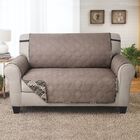 Printed Reversible Quilted Love Seat Protector, , alternate image number null