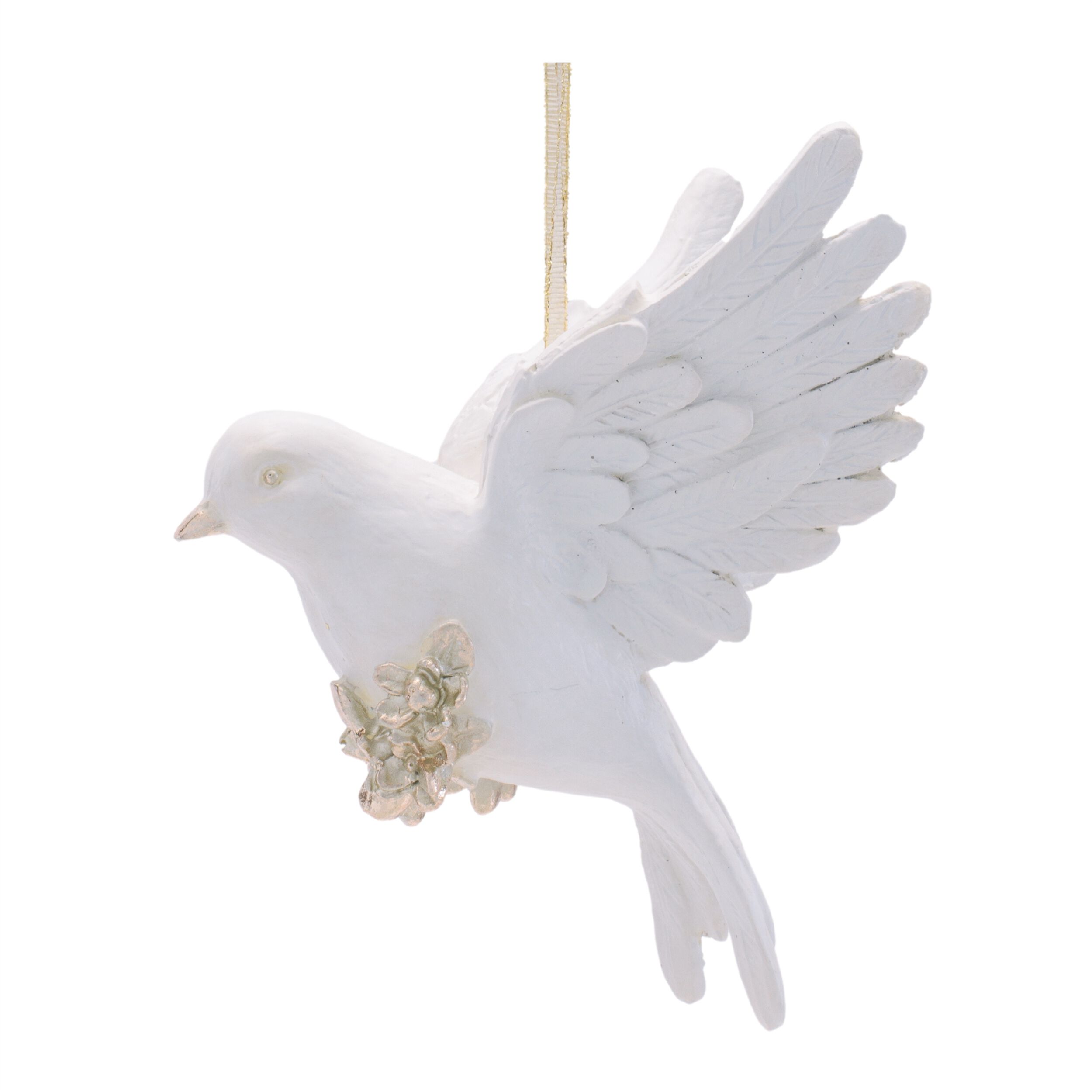 Dove Ornament  (Set of 4), WHITE, alternate image number 5