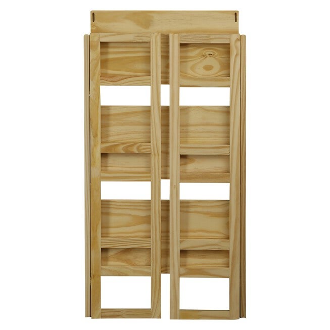 3-Shelf Folding Student Bookcase 20.75 inches Wide-Natural, , alternate image number null