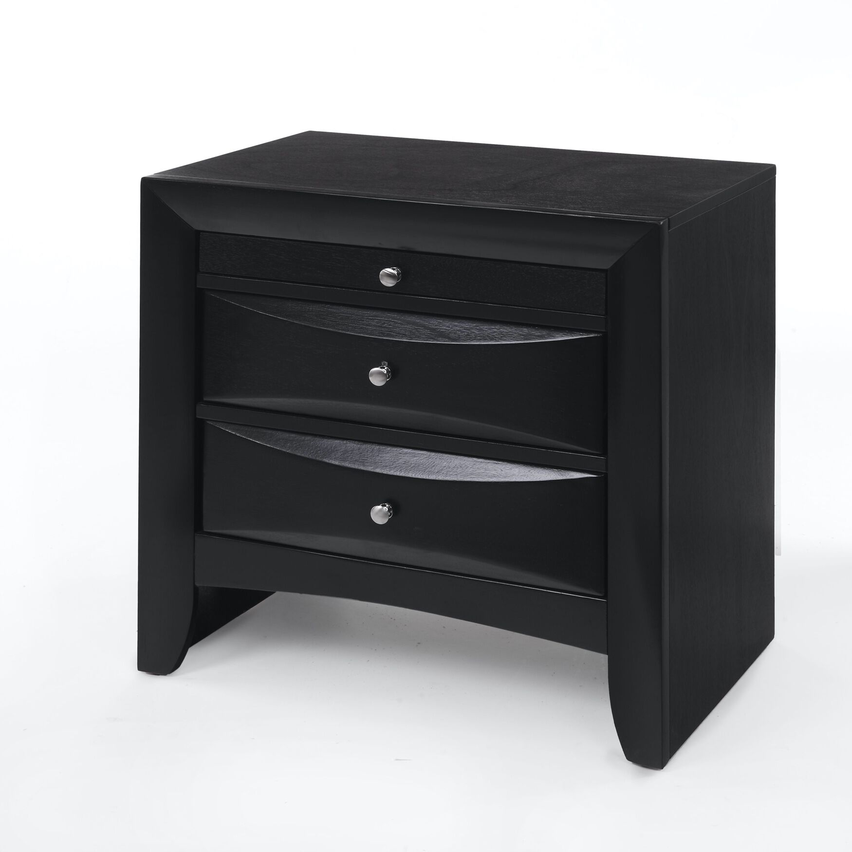 Nightstand, BLACK, hi-res image number 0