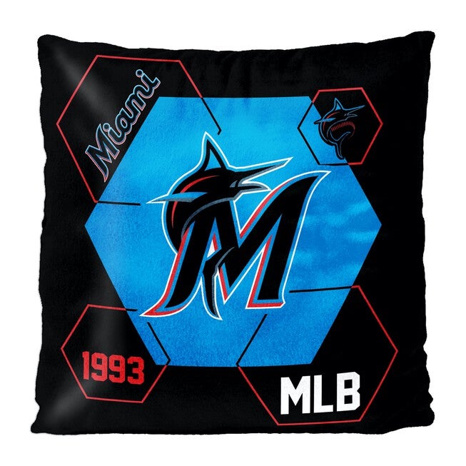 Marlins Velvet Reverse Pillow, MULTI, hi-res image number null