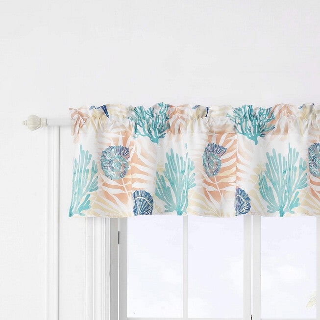 Montego Window Valance, AQUA, hi-res image number null