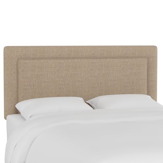 Linen Border Headboard, LINEN SANDSTONE, hi-res image number null