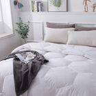 Honeycomb Stitch Down Alternative Comforter, White, , alternate image number null