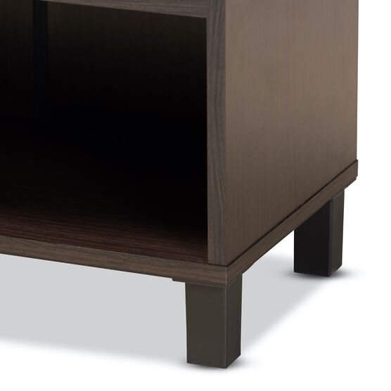 Rossin Wood 2-Door Entryway Shoe Storage Cabinet W Bottom Shelf Furniture, , alternate image number null