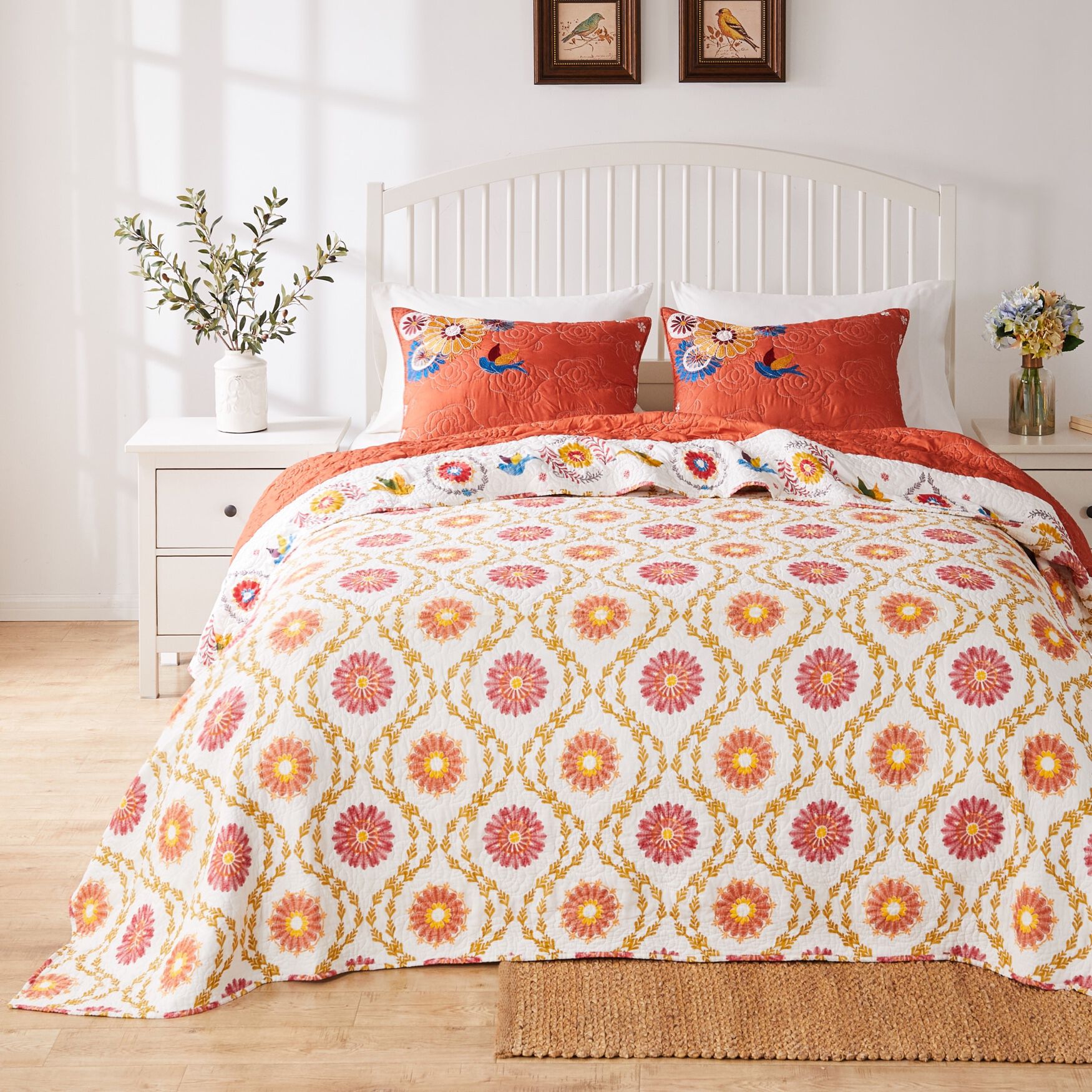 Topanga Cotton Quilted Bedspread Set, , alternate image number 5