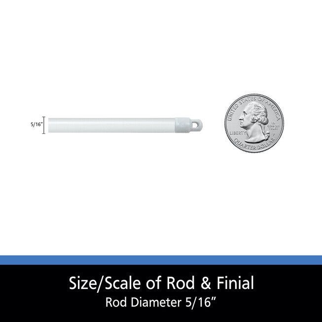 Fantasia Swivel End Sash Rod Set Of Two, , alternate image number null