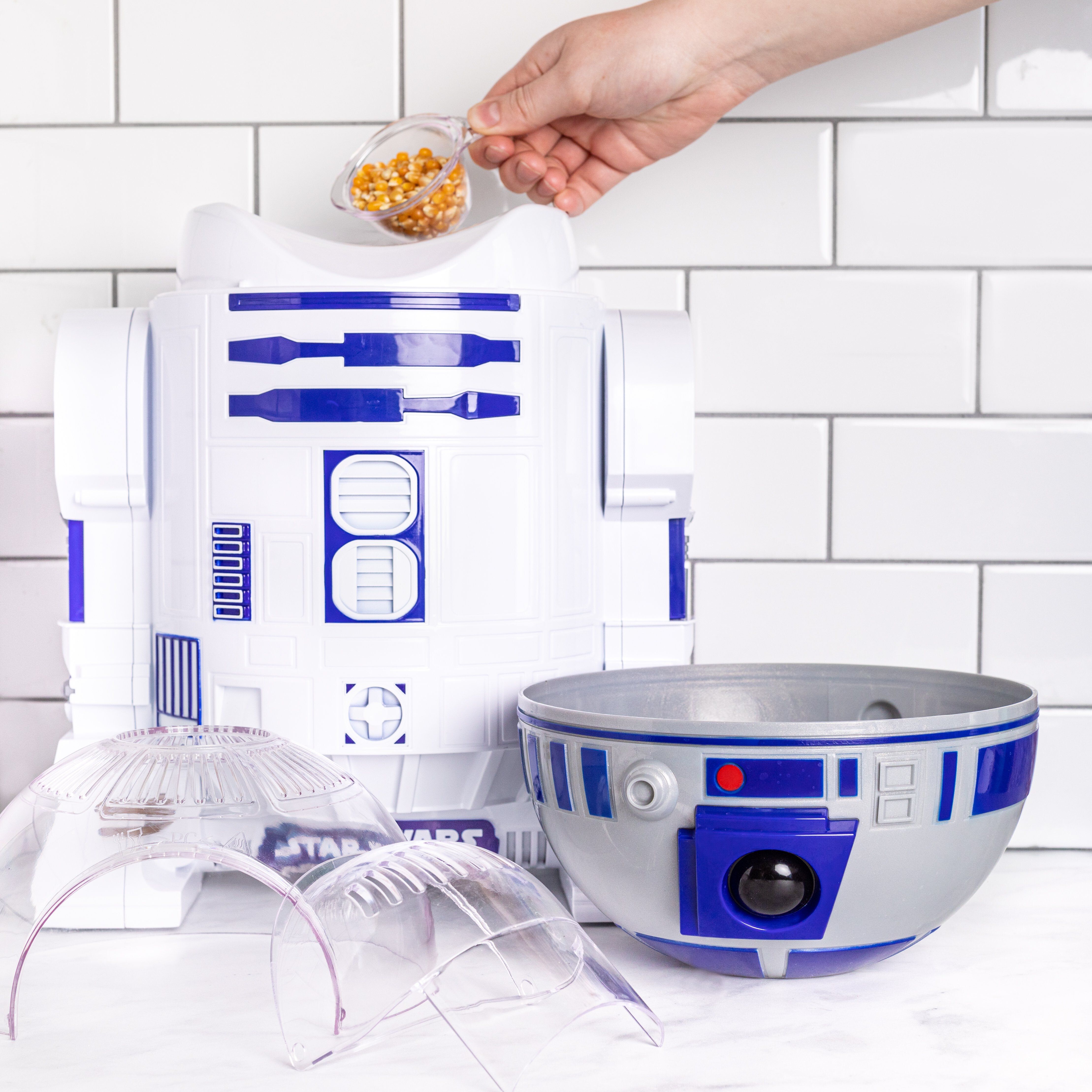 Star Wars R2D2 Popcorn Maker, WHITE, alternate image number 3