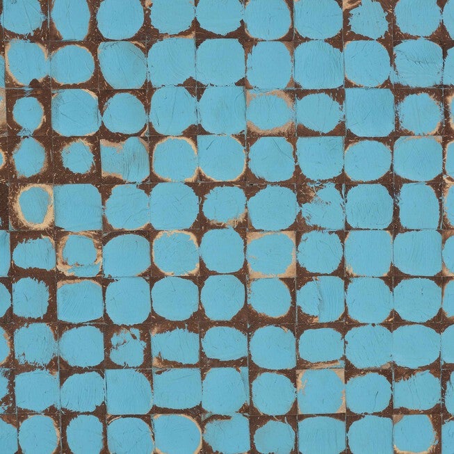 Nitza Bohemian Coconut Shell and Acacia Wood Coffee Table, BLUE, alternate image number 5