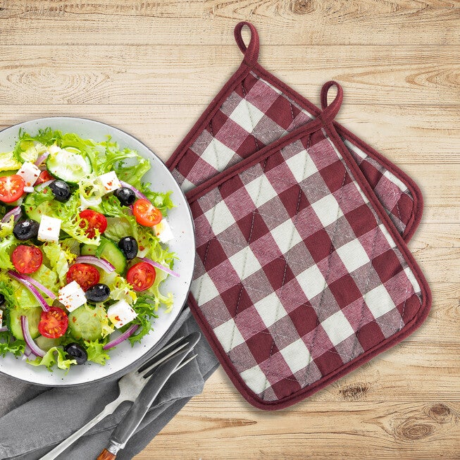 Buffalo Check Pot Holder - Set of Two, , on-hover image number 1