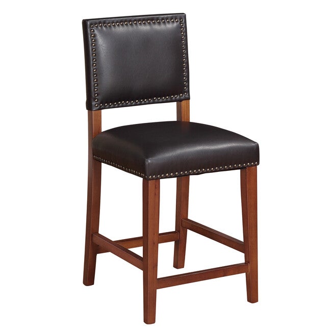 Brook Counter Stool 24 inchesH, BLACK, hi-res image number 0