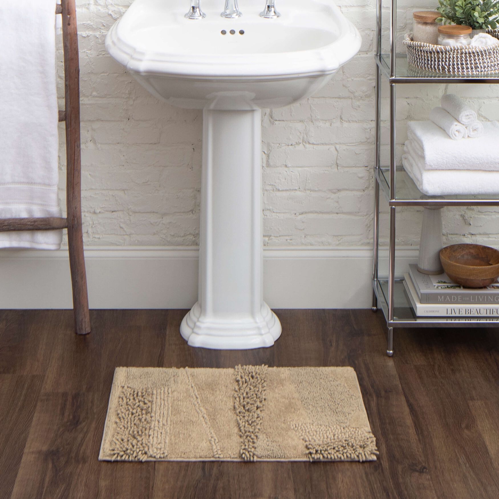 Composition Bath Rug, , alternate image number 5