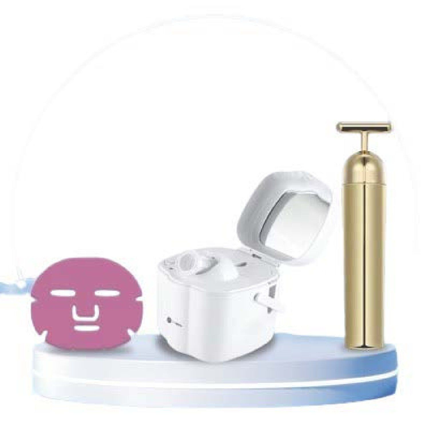Radiant Face Premium Gadgets, WHITE, hi-res image number 0