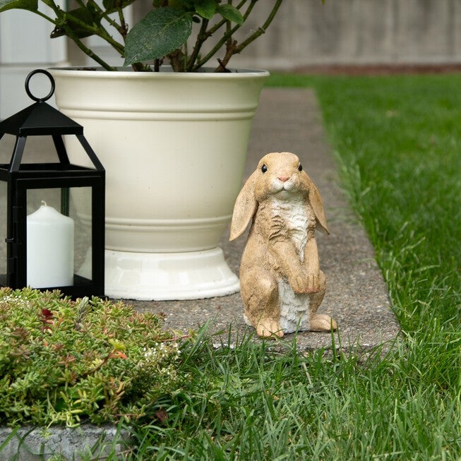 Curious Rabbit Garden Statue, , alternate image number null