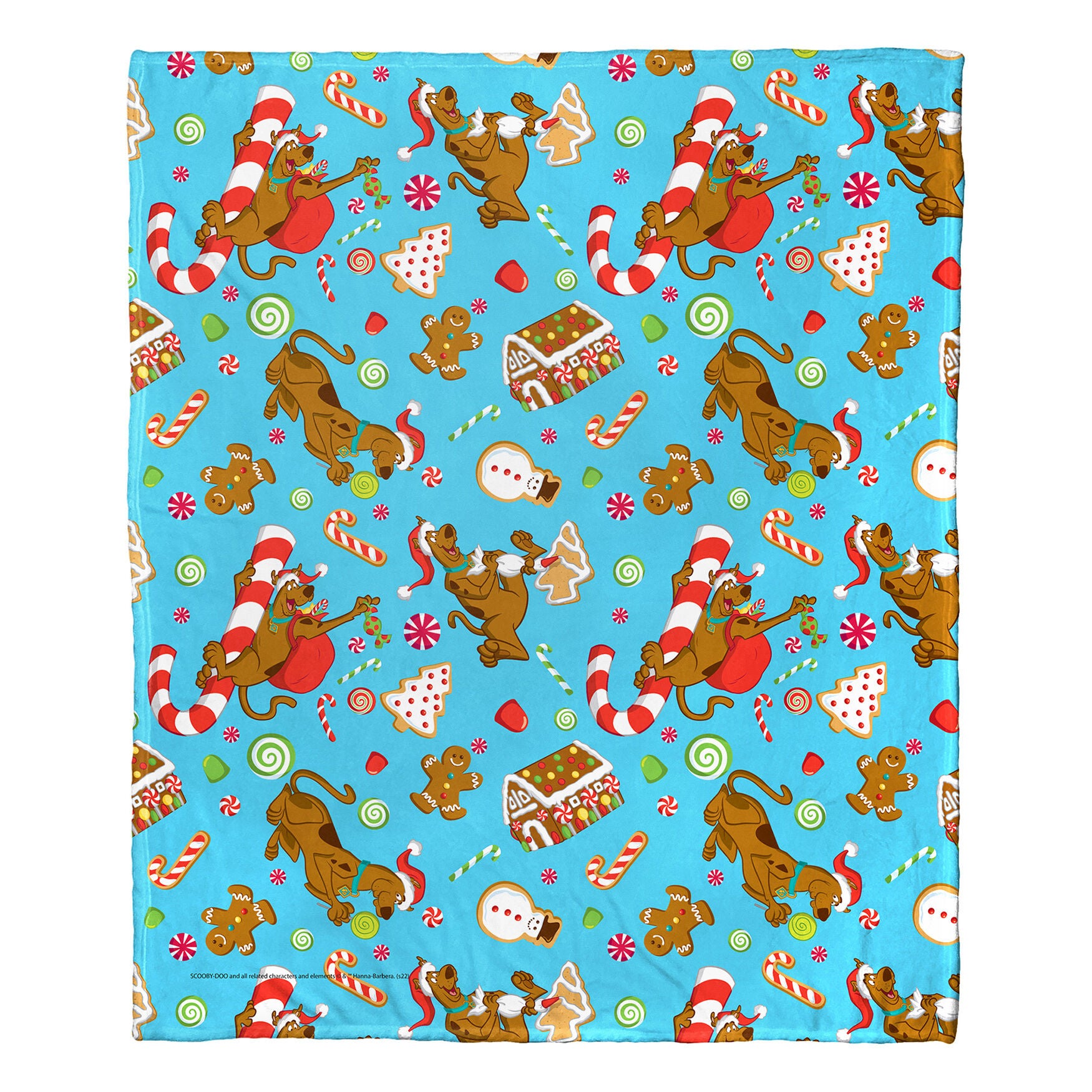Wb Scooby Doo Festive Scooby Sweets Silk Touch Throw Blanket, , on-hover image number 1