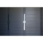 Shed-in-a-Box Steel Storage Shed 6 x 4 ft. Galvanized Charcoal/Cream, , alternate image number null