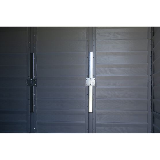 Shed-in-a-Box Steel Storage Shed 6 x 4 ft. Galvanized Charcoal/Cream, , alternate image number null