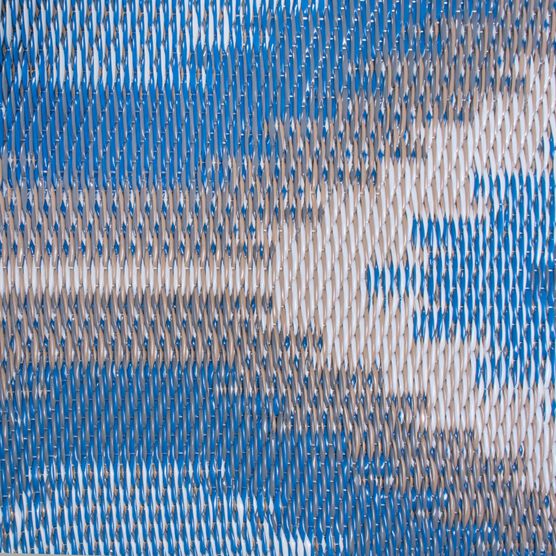Blue Ikat Outdoor Rug 4X6 Ft Floor Coverings, , alternate image number null