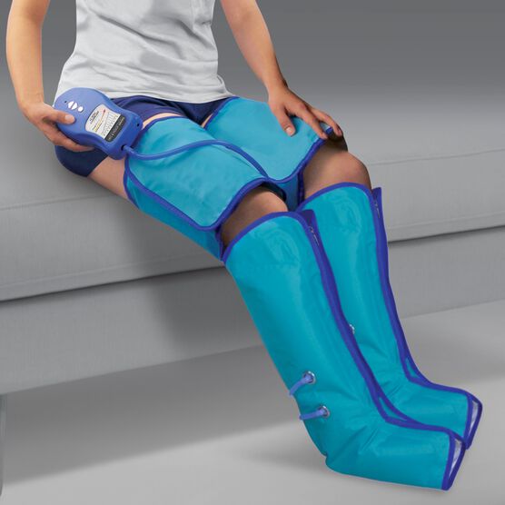 Air Compression Leg Wraps, BLUE, hi-res image number null