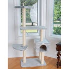 Gleepet 57" Real Wood Cat Tree With Condo And Perch, , alternate image number null