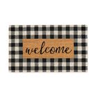 Checkers Welcome Doormat, BLACK, hi-res image number null