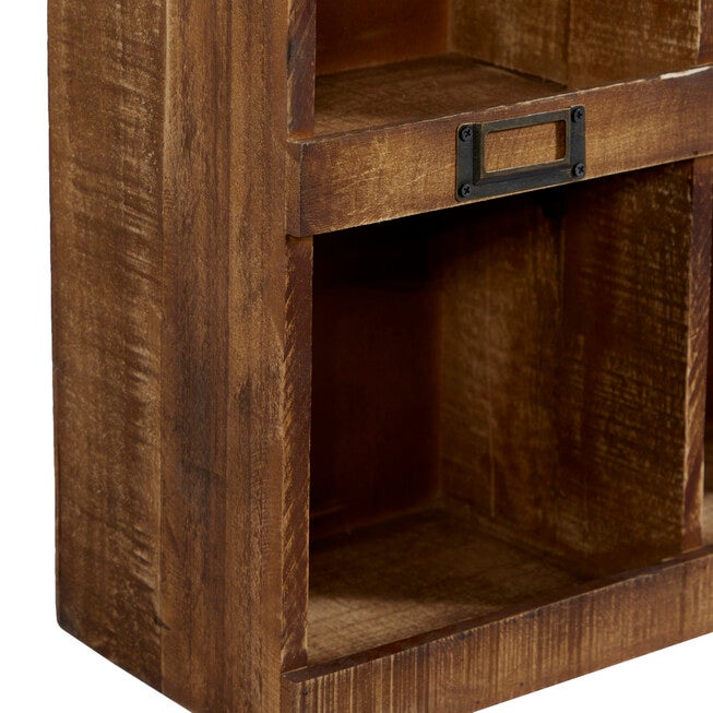 Brown Wood Rustic Wall Shelf Wall Shelf, , alternate image number null