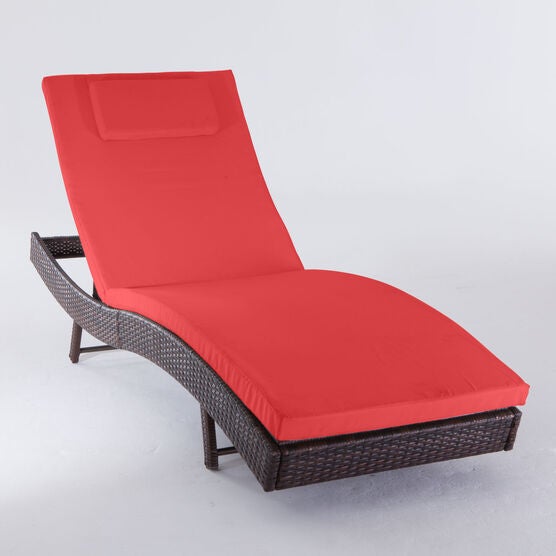 Santiago Chaise Lounge, BROWN GERANIUM, hi-res image number null
