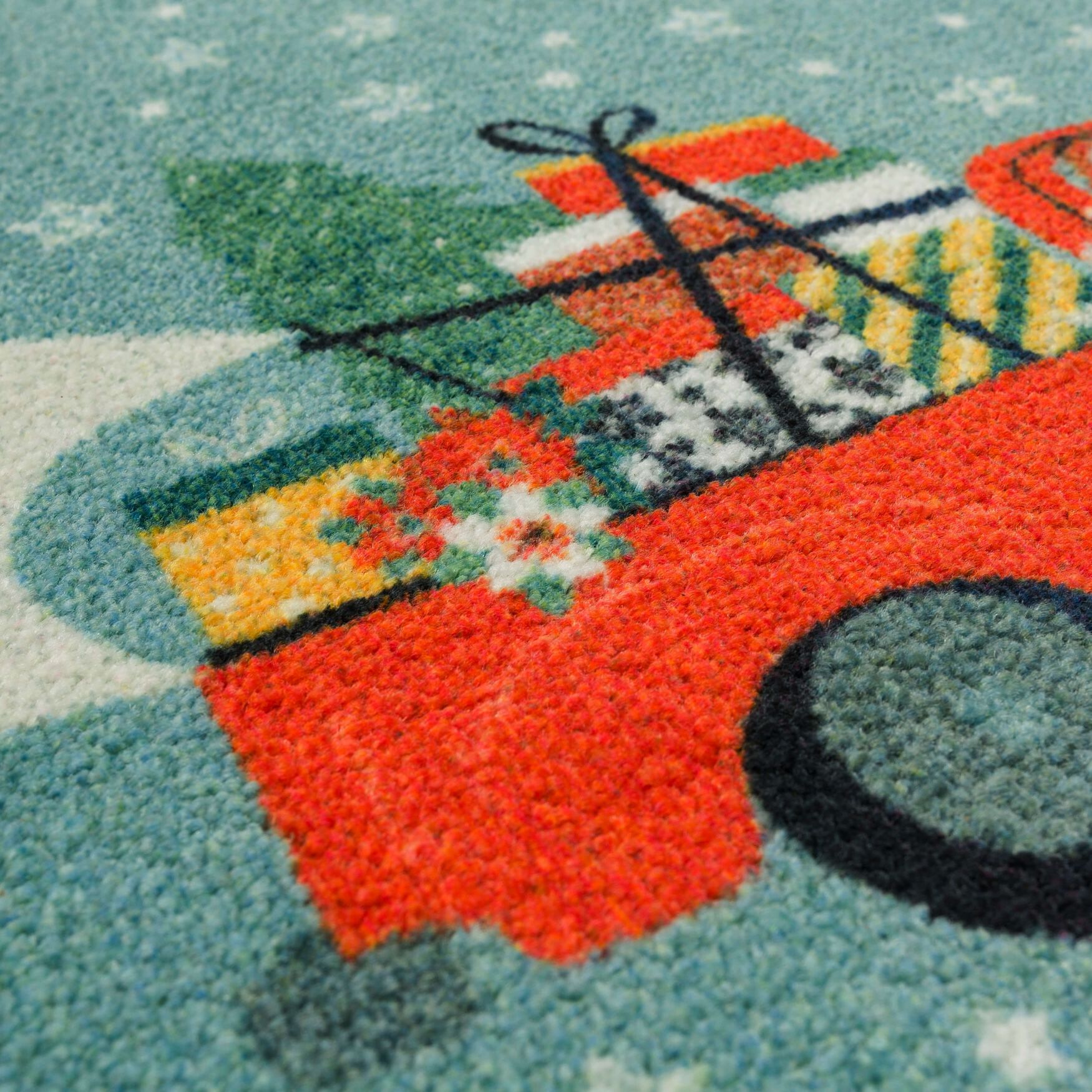Christmas Present Tree Kitchen Rug, , alternate image number 3