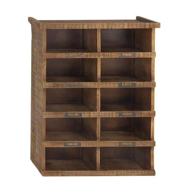 Brown Wood Rustic Wall Shelf Wall Shelf, , alternate image number null